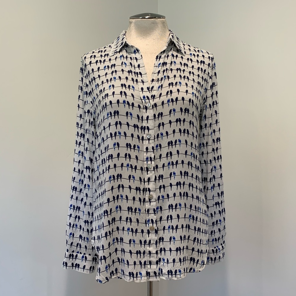 Jane and Delancey Birds on a Wire Blouse